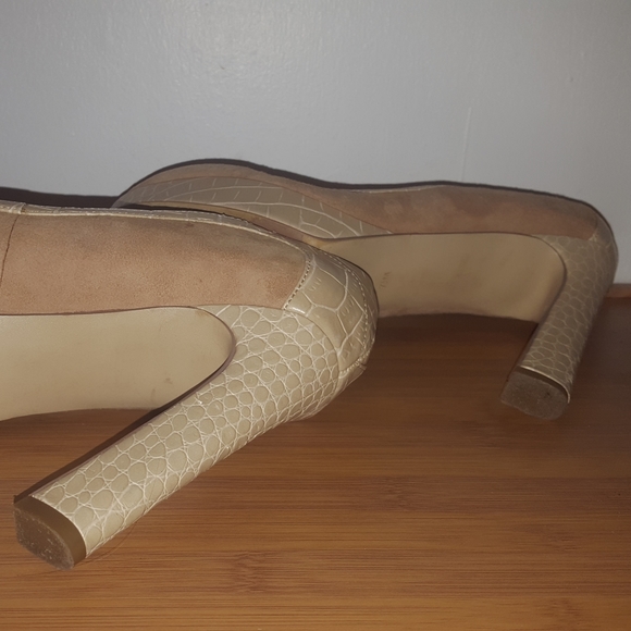 Adurey Brooke platform leather suede high heel - Picture 7 of 7